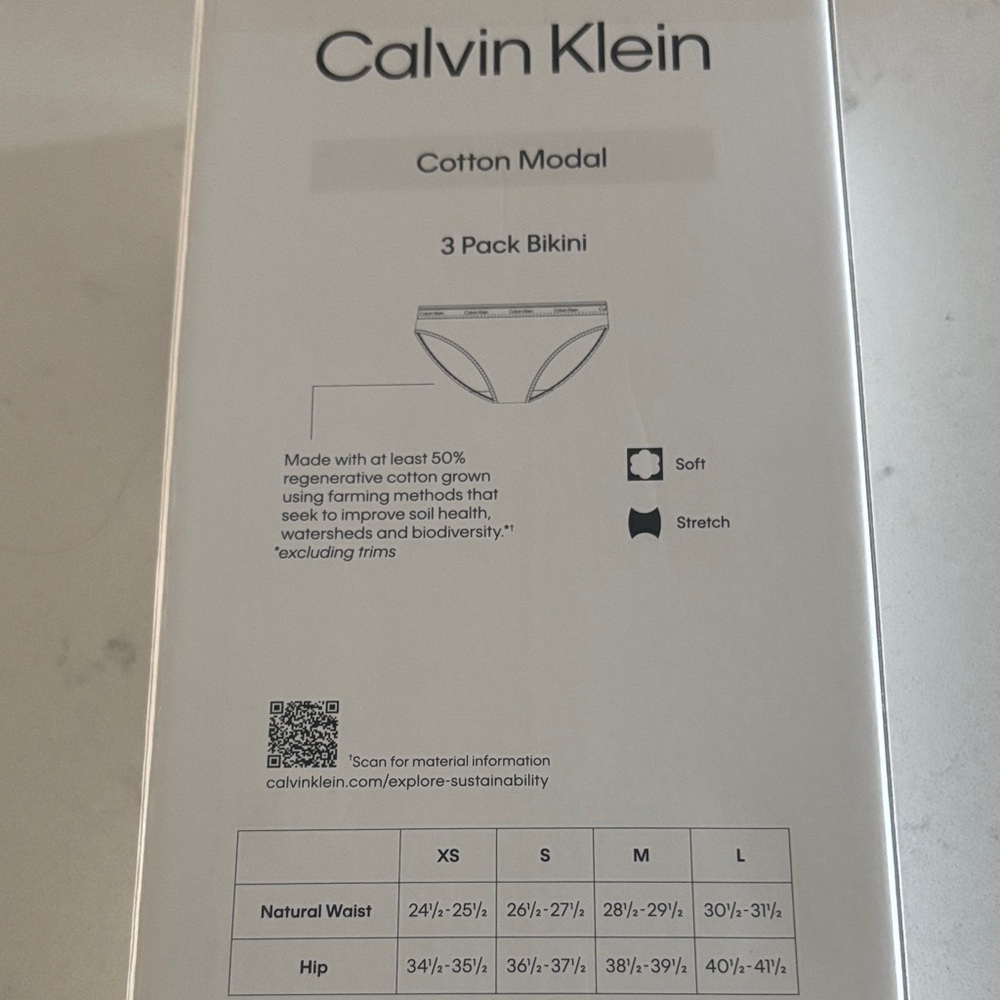 Calvin Klein women Underwear 3-Pack - Black, Gray, White - Picture 2 of 5